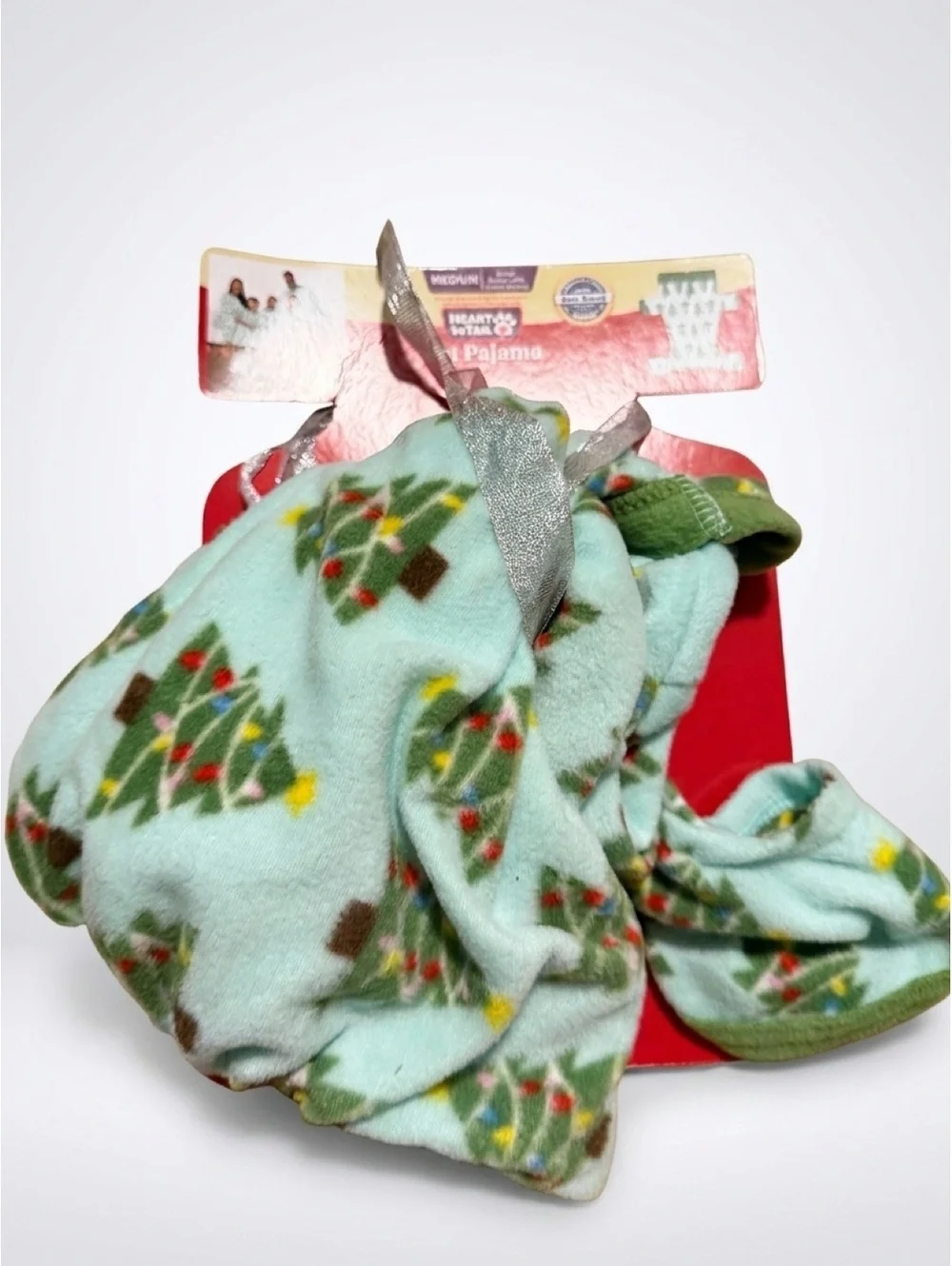 Heart to Tail Medium Christmas Tree Print Pet Pajama